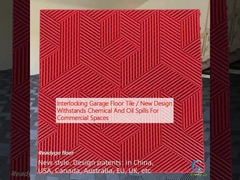 أرضية المرآب المتداخلة / تصميم جديد يقاوم تسربات الكيماويات والنفط للمساحات التجارية