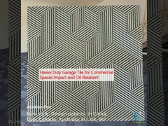 بلاط المرآب الثقيل للمساحات التجارية مقاوم للآثار ومقاوم للزيت