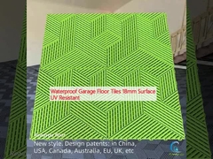 بلاط أرضية المرآب المقاوم للماء 18 ملم سطح مقاوم للأشعة فوق البنفسجية