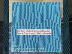 خارج الباب المقاوم للكيماويات البولي بروبلين متين 25000 رطلاً سعة