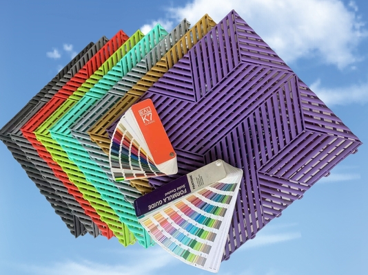 400*400ملم التداخل ورشة العمل أرضية البلاط 3D أرضية البلاط للمرآب