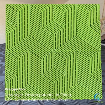 أرضيات بلاستيكية داخلية المرآب 40x40 سم أرضيات المرآب أرضيات بلاستيكية