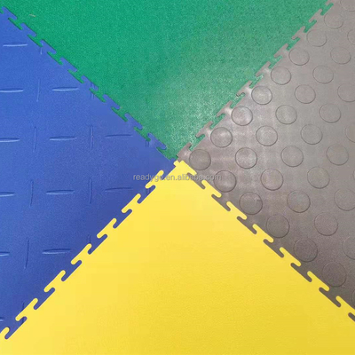 OEM البلاط الأرضية المرونة PVC المرآب رخيص الأرضيات المرآب PVC