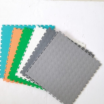 مكافحة الانزلاق PVC الأرضية المرآب 498*498mm PVC البلاط الأرضية المرآب