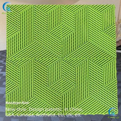 انقر فوق نظام تركيب بلاط أرضية المرآب 620 جرام/قطعة لتجديدات المرآب