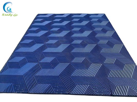 بلاط المرآب المصنوع من مواد خام البولي بروبلين عالية الجودة يتحمل وزنًا يزيد عن 40 طنًا