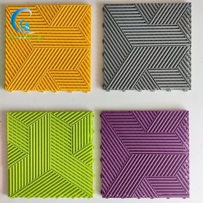 نطاق درجة الحرارة من سالب 22 إلى 248 فهرنهايت بلاط المرآب المتشابك